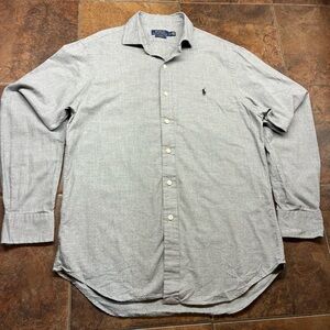 Polo by Ralph Lauren Gray Button Down Shirt